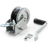 imageCamco 2000lb Boat Trailer Winch  Manual Hand Crank Boat Winch Features 20Foot Strap ampamp 2Way Ratchet  2000lb Weight Capacity  Boat Trailer Accessories 500001 200 lb Capacity