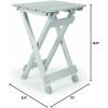 imageCamco Aluminum Small Outdoor Side Table  Folding Camping Table Supports Up to 130lb  Features Durable Aluminum Construction  Collapses for Easy RV Storage  51890