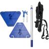 imageCamco Boat Cover Support Kit  Fits Boats Up to 22ft Long  Includes Adjustable Boat Cover Support Poles Support Plates 50ft Nylon Strap ampamp Boat Hook  Adjust Height from 30 to 50in 41970