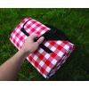 imageCamco Classic Red ampamp White Checkered Picnic Blanket with Waterproof Backing  Includes Convenient Carry Strap  Comfortable and Durable Material  Measures 51quot x 59quot  42803Picnic Blanket