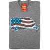 imageCamco Life is Better at The Campsite Crew Neck Short Sleeve TShirt  Features Soft RingSpun Cotton Fabric American Flag Camper Design on Athletic Grey and is Machine Washable  XXLarge 53334