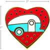 imageCamco Life is Better at The Campsite Heart ampamp Trailer Design Enamel Pin  Great Camping Themed Accessory for Clothing Tote Bag Purse Crossbody Bags for Women or Hats  Measures 1 x 1 53261Multicolor