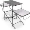 imageCamco Olympian Deluxe Portable Grill Table  Provides Plenty of Room for Grilling Gear While Camping  Folding Grilling Table Collapses for Compact Storage  Supports Up to 100lb 57293Camping Grill Table