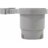 imageCamco Small Clamp Mounted Cup HolderProvides a Secure Location for Your BeverageMountable for Up to 114Inch RailWhite 53086Gray