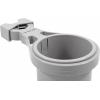 imageCamco Small Clamp Mounted Cup HolderProvides a Secure Location for Your BeverageMountable for Up to 114Inch RailWhite 53086Gray