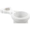 imageCamco Small Clamp Mounted Cup HolderProvides a Secure Location for Your BeverageMountable for Up to 114Inch RailWhite 53086White