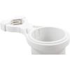 imageCamco Small Clamp Mounted Cup HolderProvides a Secure Location for Your BeverageMountable for Up to 114Inch RailWhite 53086White