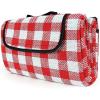 imageCamco Classic Red ampamp White Checkered Picnic Blanket with Waterproof Backing  Includes Convenient Carry Strap  Comfortable and Durable Material  Measures 51quot x 59quot  42803Picnic Blanket