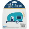imageCamco Life is Better at The Campsite Multicolor Sunrise Sticker DecalPersonalize Your RV Camper Interior Laptop Car Luggage and More 53254Multicolor