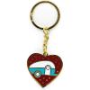 imageCamco Life is Better at The Campsite Red Teardrop Heart RV KeychainGold Ring for Car Fobs and Keys 53287Red Rv Heart