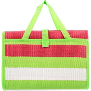 imageCamco Handy Mat with Strap  Perfect for Picnics Beaches RV and Outings  GreenRed  60quot x 78quot 42813GreenRed