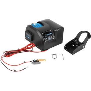 imageCamco TRAC Outdoors StrikeZone 25 Electric Anchor Winch  Features a HighEfficiency 12Volt DC All Steel Gear Motor  Includes 100Feet of 532Inch PreWound Braided Anchor Rope 69001