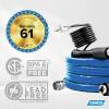 imageCamco 12Ft Heated Water Hose for RV  Water Line Freeze Protection Down to 20F28C  Features EnergySaving Thermostat ampamp Includes Adapter for Connection to Either End of Hose 2291020Degree