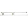 imageCamco 28quot Double RV Refrigerator Bar Holds Food and Drinks in Place During Travel Prevents Messy Spills Spring Loaded and Extends Between 16quot and 28quot  Gray  44075