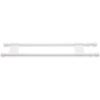 imageCamco 34quot Double RV Refrigerator Bar Holds Food and Drinks in Place During Travel Prevents Messy Spills Spring Loaded and Extends Between 19quot and 34quot  White 44074