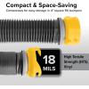 imageCamco 39665 Deluxe 10 Sewer Hose Extension  Heavy Duty Design with Swivel Fittings Easy To Use and Compresses For Simple Storage Storage Caps Included Gray20 Sewer Hose Kit with Wye Connector