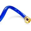imageCamco 40 Coiled Water Rust Resistant Brass Fittings Hose Design Prevents Kinking and Tangling for Car Washing and Gardening 41985 BlueOne Size