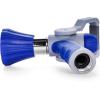 imageCamco 40 Coiled Water Rust Resistant Brass Fittings Hose Design Prevents Kinking and Tangling for Car Washing and Gardening 41985 BlueOne Size
