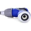 imageCamco 40 Coiled Water Rust Resistant Brass Fittings Hose Design Prevents Kinking and Tangling for Car Washing and Gardening 41985 BlueOne Size