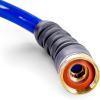 imageCamco 40 Coiled Water Rust Resistant Brass Fittings Hose Design Prevents Kinking and Tangling for Car Washing and Gardening 41985 BlueOne Size