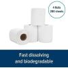 imageCamco 40276 Toilet Tissue 1 Pack of 4 Rolls White