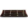 imageCamco 42947 RV Step Rug Premium Radius Wrap Around Step Rug Turf Material 22quot Wide  BlackBrown