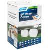 imageCamco 45322 Vinyl RV Wheel ampamp Tire Protector 1 Pair 27 inches29 inches WhiteOffWhite
