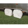 imageCamco 45322 Vinyl RV Wheel ampamp Tire Protector 1 Pair 27 inches29 inches WhiteWhite