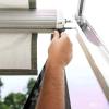 imageCamco 51456 Blue 54quot x 180quot RV Awning ShadeBrown