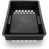 imageCamco 51796 Gray 30 Quart BasketCyan Exterior  Gray Interior