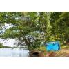 imageCamco 51796 Gray 30 Quart BasketCyan Exterior  Gray Interior