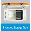 imageCamco 51796 Gray 30 Quart BasketTangerine Exterior  White Interior