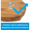 imageCamco 53111 Bamboo Cutting Board FloridaShaped  Perfect for Kitchen Use or Wall Decoration  Moisture ResistantFlorida