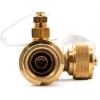imageCamco 59113 Propane Brass Tee with 4 PortOne Size