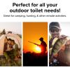 imageCamco Bucket Toilet Seat with Lid  Converts Standard 5 Gallon Bucket into Portable Toilet for Camping  Convenient Camping Toilet for Hunting ampamp More  Includes 3 RV Toilet Waste Bags 415463Pk Waste Bags