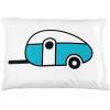 imageCamco Camper ampamp RV Queen Sheet Set  Features Travel Trailer Print Design  Crafted of Soft Machine Washable Polyester  4 Piece Set Includes Fitted Sheet Flat Sheet ampamp 2 Pillowcases 53299Multicolor