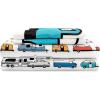 imageCamco Camper ampamp RV Queen Sheet Set  Features Travel Trailer Print Design  Crafted of Soft Machine Washable Polyester  4 Piece Set Includes Fitted Sheet Flat Sheet ampamp 2 Pillowcases 53299Multicolor