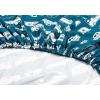 imageCamco Camper ampamp RV Queen Sheet Set  Features Travel Trailer Print Design  Crafted of Soft Machine Washable Polyester  4 Piece Set Includes Fitted Sheet Flat Sheet ampamp 2 Pillowcases 53299Blue Rv Print