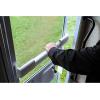 imageCamco Camper ampamp RV Screen Door Cross Bar  Protects The Screen Door ampamp Allows for Easier Exit from Travel Trailer  Adjusts from 2158Inches to 2858Inches 42183White