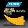 imageCamco CamperRV Curved Trailer Aid  Features 65quot of Lift ampamp Includes Wheel Chock and Rubber Base Pad  Designed for Trailers Up to 20000lbs ampamp Compatible w Tires Up to 32quot 44436