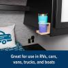 imageCamco CamperRV Drink Holder  Features Adjustable SpaceSaving Design ampamp Holds Almost Any Size Mug Cup Bottle or Can  Extra Cup Holder for Cars Trucks RVs Vans Boats and More  Gray 44041Khaki
