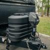 imageCamco CamperRV Dual Propane Tank Cover  Features Hinged Top Panel ampamp Custom Molded Design  Fits 2 20lb Steel Tanks  Protects Propane Tanks During Travel Camping and More  Black 50504