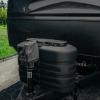imageCamco CamperRV Dual Propane Tank Cover  Features Hinged Top Panel ampamp Custom Molded Design  Fits 2 20lb Steel Tanks  Protects Propane Tanks During Travel Camping and More  Black 50504