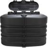 imageCamco CamperRV Dual Propane Tank Cover  Features Hinged Top Panel ampamp Custom Molded Design  Fits 2 20lb Steel Tanks  Protects Propane Tanks During Travel Camping and More  Black 50504