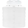imageCamco CamperRV Dual Propane Tank Cover  Features Hinged Top Panel ampamp Custom Molded Design  Fits 2 30lb Steel Tanks  Protects Propane Tanks During Travel Camping and More  White 50515