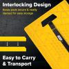 imageCamco CamperRV Large Stabilizer Jack Pads  Features Interlocking Design ampamp Handy Strap for RV Storage  Builtin Handle  Use with RV Leveling System RV Levels ampamp More  14 x 12 2Pk 44541Pack of 2