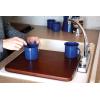 imageCamco CamperRV Silent Top Stovetop Cover  Features Natural Bamboo Design wNonToxic Protective Finish ampamp 4 NonSlip Rubber Feet  Fits Most 3 or 4 Burner RV Stoves  195 x 17 x 75 43571Bordeaux