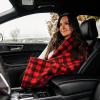 imageCamco Car ampamp RV Heated Travel Blanket  Electric Blanket Features 7Ft Power Cord Compatible wVehicle 12V Power Outlets  Measures 59 x 43  Polar Fleece wRed ampamp Black Plaid Design 42804