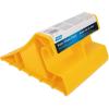 imageCamco Dual Standard RV Wheel Chock wRope  Heavy Duty Trailer Wheel Chock Constructed of Durable Plastic wUV inhibitors  Features Rope Handle for Easy Removal  Use wTires Up to 26in  44470Large