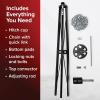 imageCamco EazLift 5th Wheel King Pin Tripod Stabilizer  Features Adjustable Height ampamp 5000 lb Certified Load Capacity  Heavy Duty RV Stabilizer  Folds for Easy RV Storage and Organization 488555th Wheel Stabilizer Tripod Jack